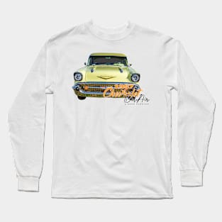 1957 Chevrolet BelAir 4 door hardtop sedan Long Sleeve T-Shirt